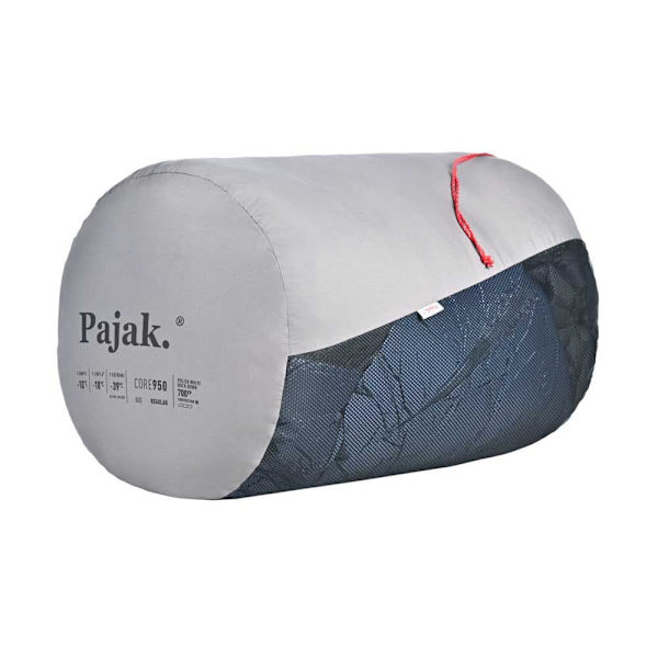 Pajak Sovsäck Core 950 Grå Regular / Left Zipper