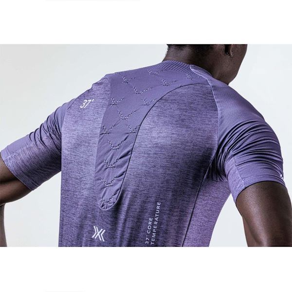 X-bionic Corefusion Merino Lyhythihainen Pyöräilypaita Violetti L Mies
