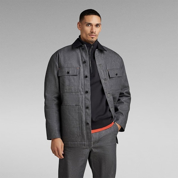 G-star Jakke Chore Lined Grå XL Mand