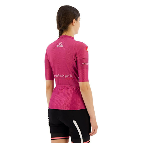 Castelli #giro107 Competizione 2024 Korta ärmar Cykeltröja Rosa L Kvinna