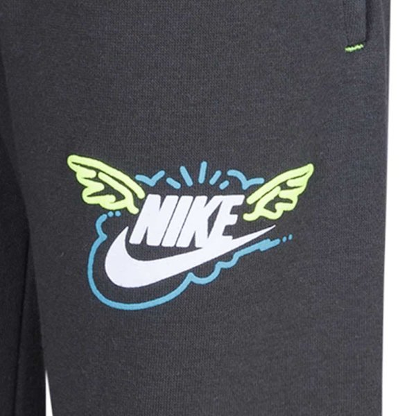 Nike Kids Sweat Bukser French Terry Sort 4-5 Years