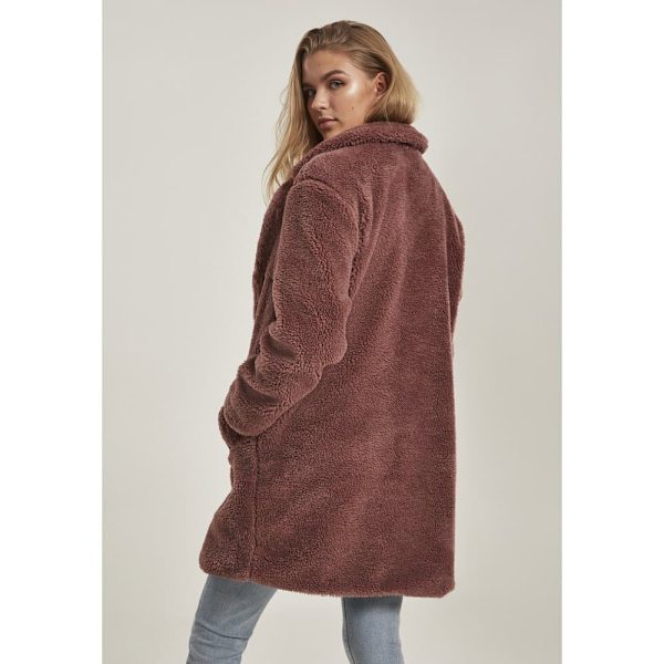 Urban Classics Sherpa Parka Oversized Rosa M Kvinna