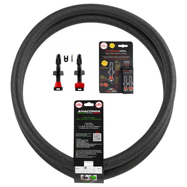 Pnk Anti-punkterings Mousse Gravel 30 Mm 2 Enheder Med Ventiler Sort 650B / 32-45