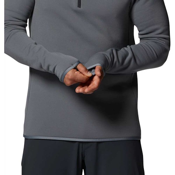 Mountain Hardwear Halv Lynlås Fleece Polartec® Power Stretch® Pro Grå S Mand