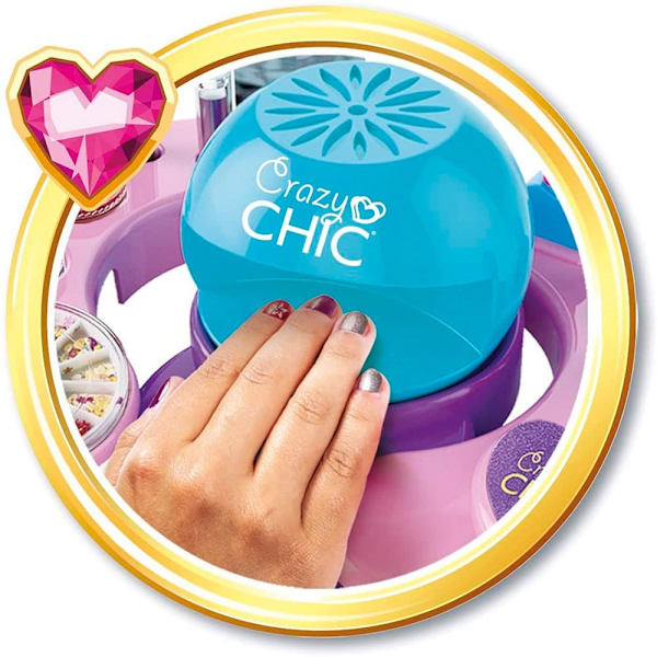 Clementoni Designa Dina Naglar Crazy Chic Cool Nail Art Durchsichtig