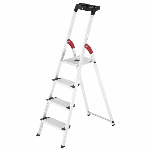 Hailo Vaiheet Alumiiniset Tikkaat Easyclix 5_8814-001 4 Hopeinen
