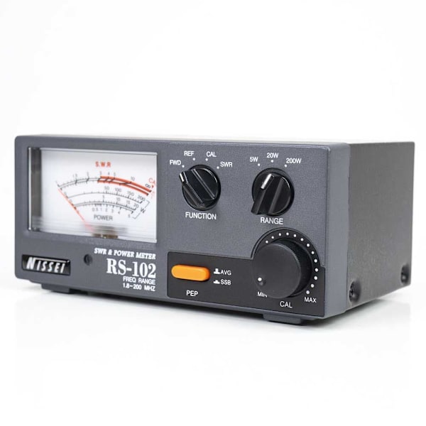 Nissei Reflektometer Rs-102 Swr 1.8-200mhz 0-200w Søvfarvet