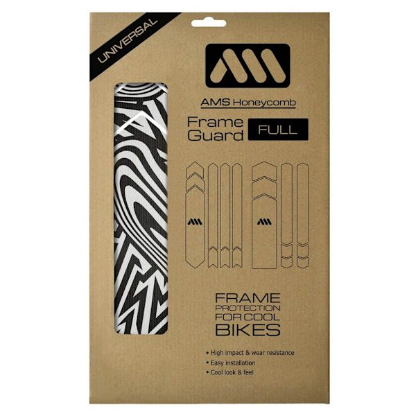 All Mountain Style Frame Guard Full Stickers Honeycomb