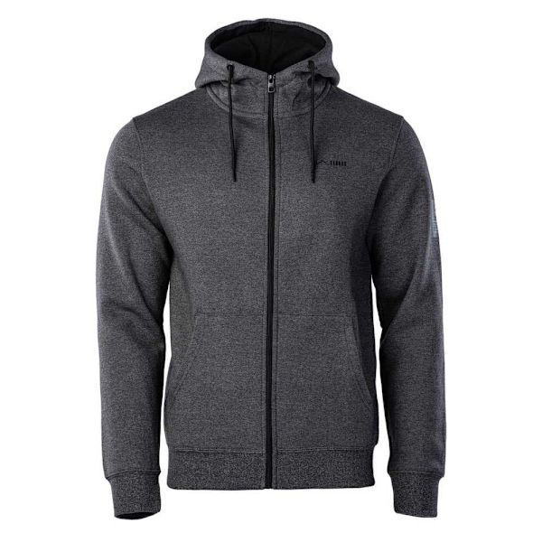 Elbrus Sweatshirt Med Fuld Lynlås Chiano Grå M Mand