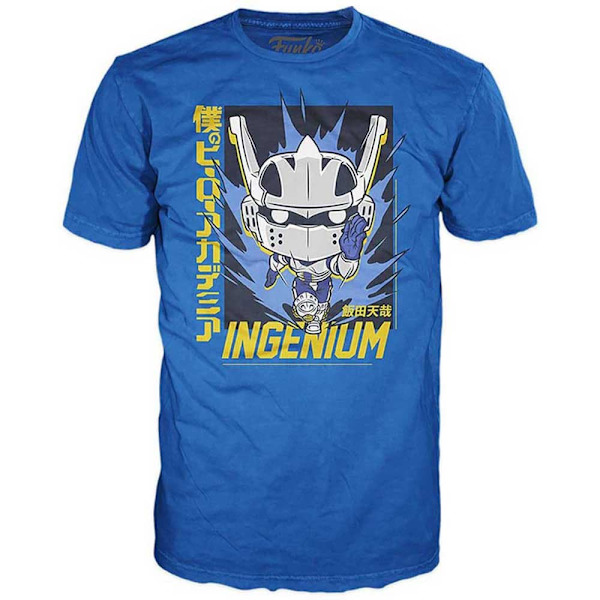 Funko Och Kortärmad T-shirt My Hero Academia Tenya Iida Ingenium Pop Blå L