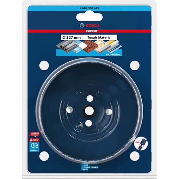 Bosch Professional Sierra Crown Expert Tough Material Power Change 127 Mm Durchsichtig