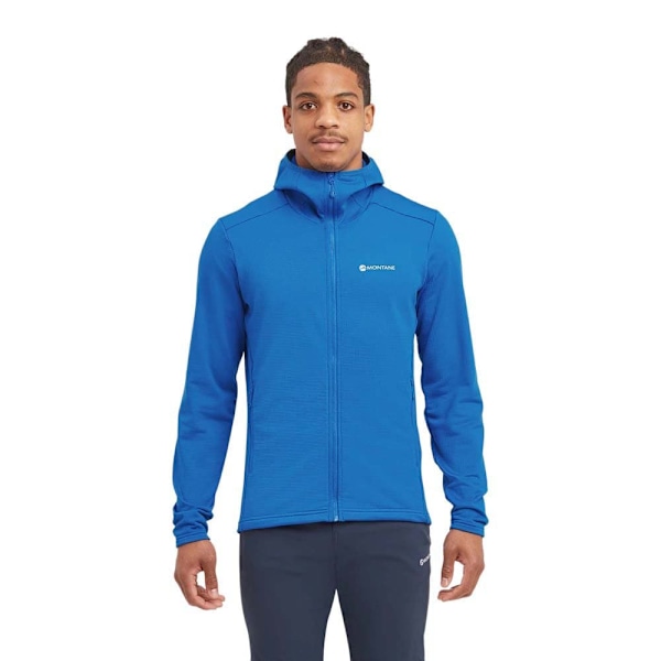 Montane Protium Fleecejakke Med Fuld Lynlås Blå 2XL Mand