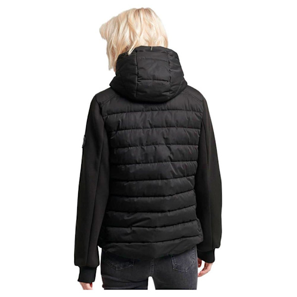 Superdry Polstret Jakke Storm Hybrid Sort 2XS Kvinde
