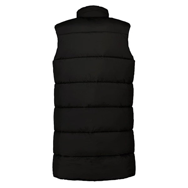 Superdry Vest Studios Longline Quilted Sort S Kvinde