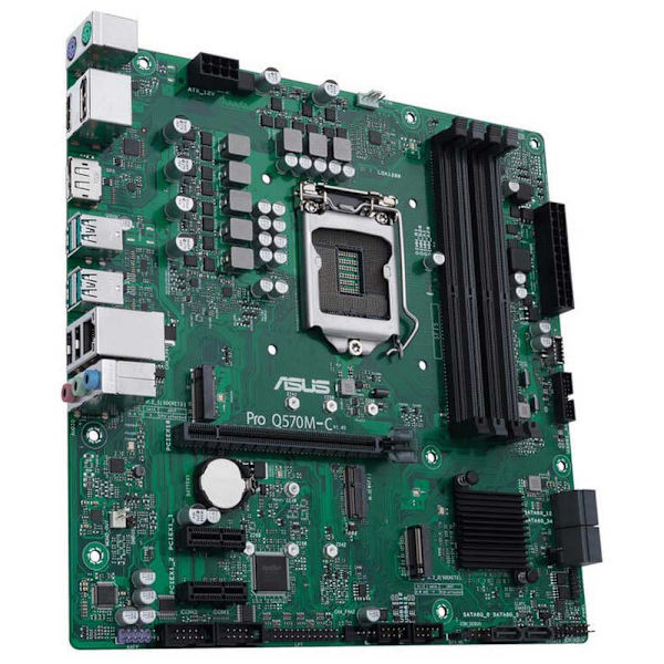Asus Bundkort Pro Q570m-c/csm Grøn