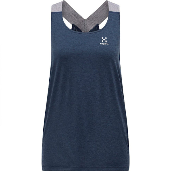Haglofs Ärmlös T-shirt Ridge Blå L Kvinna