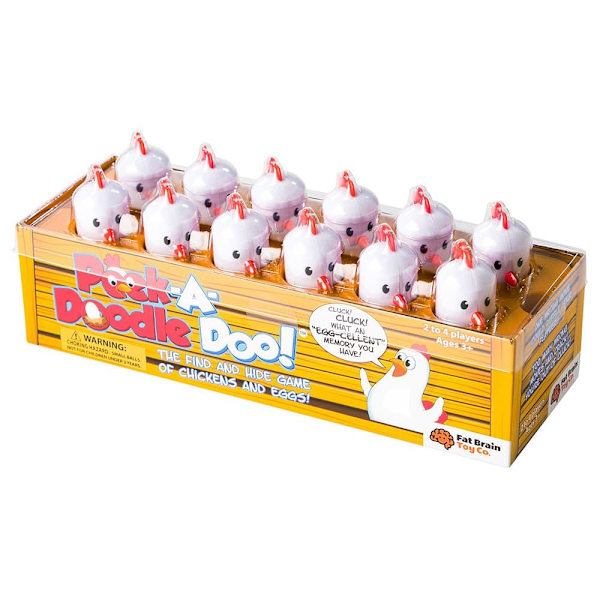 Fat Brain Toys Høne Brætspil Peek A Doodle Doo Flerfarvet