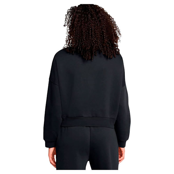 Under Armour Icon Fleece Oversized Halv Lynlås Sweatshirt  L Kvinde