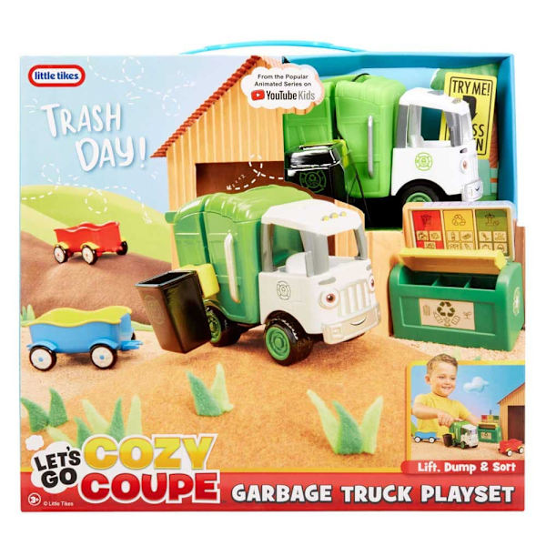 Little Tikes Lekset För Sopbilar Let´s Go Cozy Coupe™ Flerfärgad