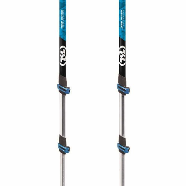 Tsl Outdoor Tour Aluminium 3 Light Twist Pæle Blå,Sort 72.5-140 cm