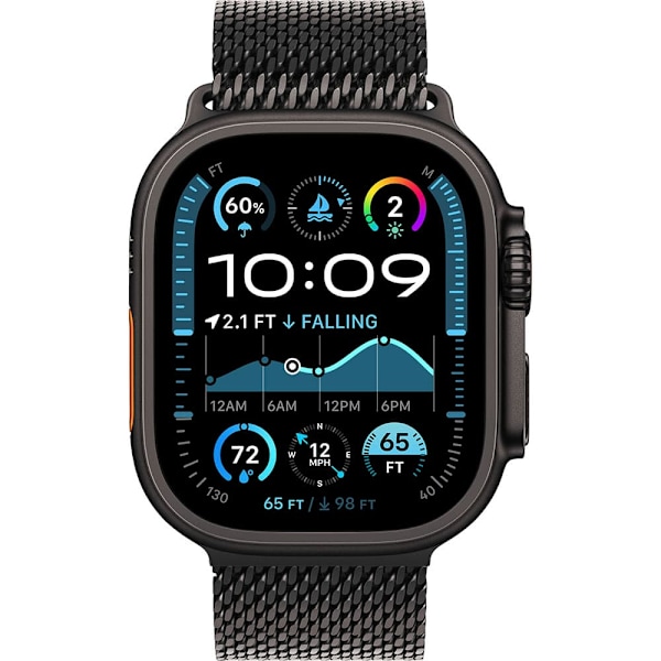 Apple Watch Ultra 2 Gps + Cellular 49 Mm Milanese Loop Svart L