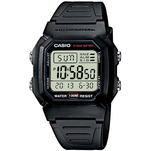 Casio Ur Retro Vintage W-800h Sort