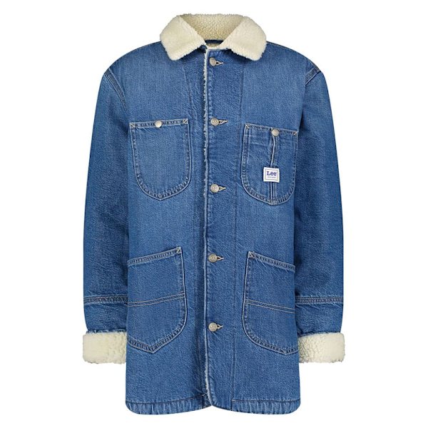 Lee Sherpa Lined Chore Denimtakki Sininen XL Nainen