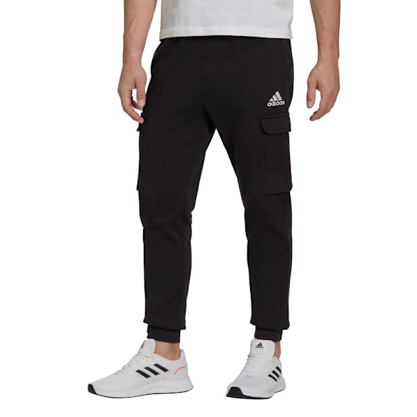 Adidas Housut Essentials Regular Tapered Cargo Joggers Musta M / Regular Mies