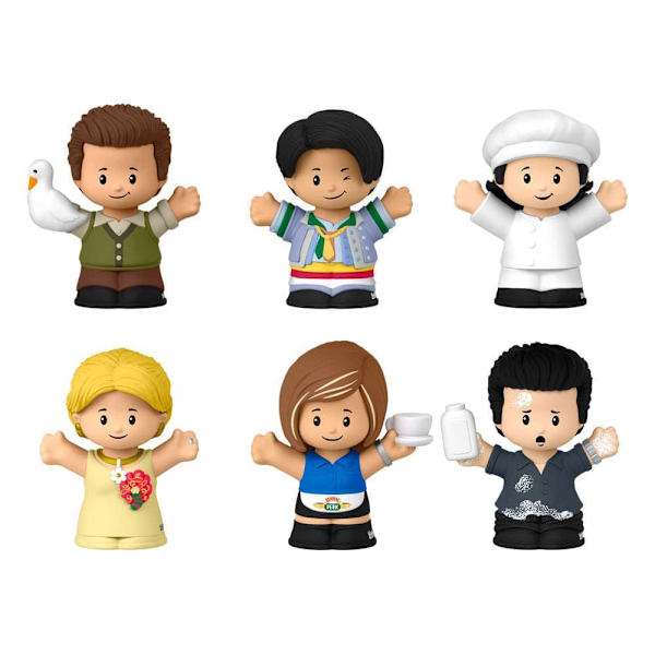 Little People Minifigur Pack Fisher-price Collector 4 7 Centimeter Vänner