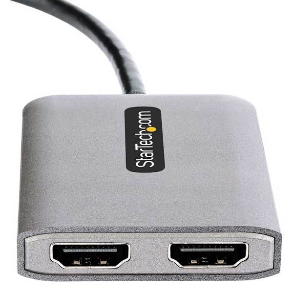 Startech Hub Usb C/2xhdmi 4k Hopeinen