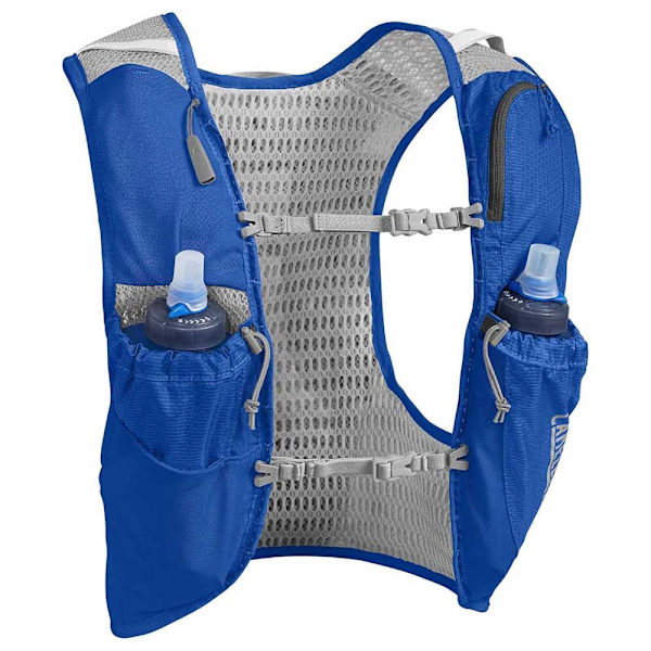 Camelbak Ultra Pro 6l Hydrering Väst+2 Snabbt Stuva Flaska 500ml Blå M