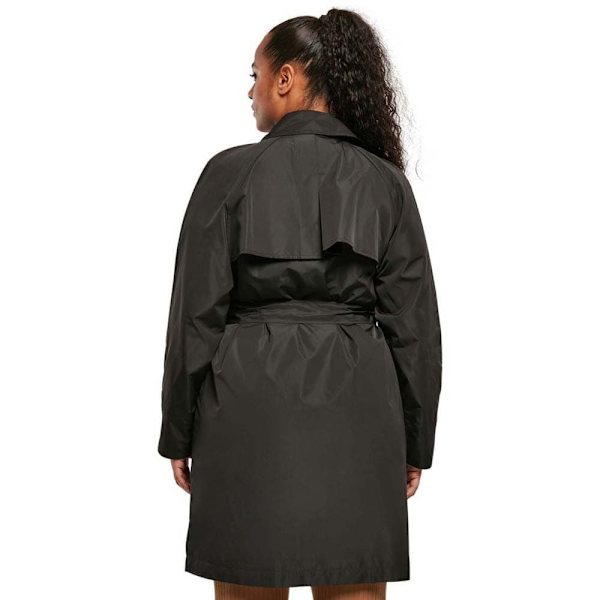 Urban Classics Jakke Crinkle Nylon Minimal Sort XS Kvinde