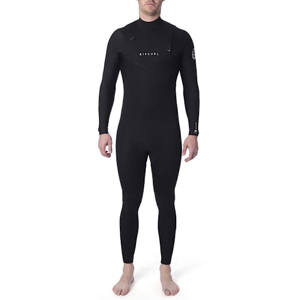 Rip Curl Dragt Med Lynlås Til Brystet Dawn Patrol 4/3 Mm Steamer Sort L