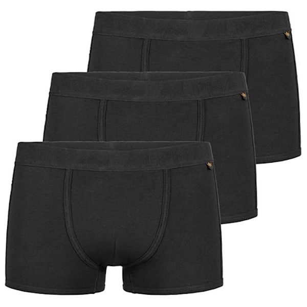 Alpha Industries Ai Tape Boxerit 3 Yksiköt Musta M Mies