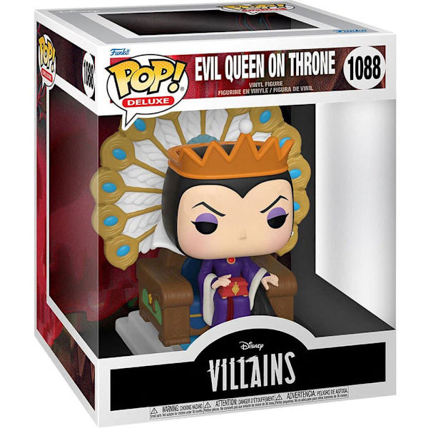 Funko Figur Pop Villains Evil Queen On Throne Flerfärgad