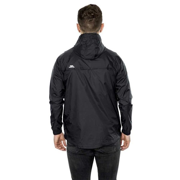 Trespass Jakke Qikpac Sort 2XS Mand