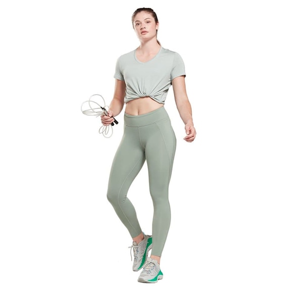 Reebok Leggingsit Lux Vihreä S / Regular Nainen