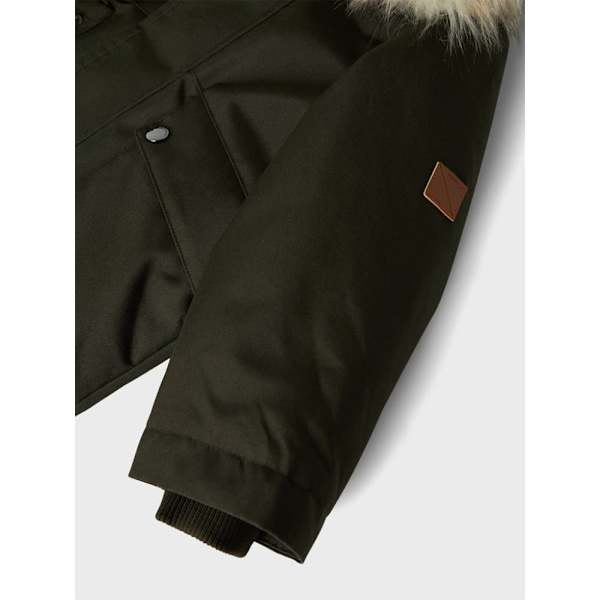 Name It Millo Long Mini Parka Grönt 6 Years