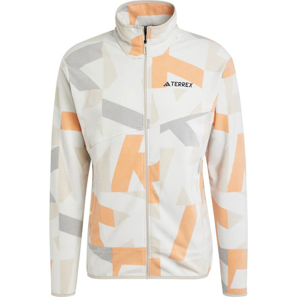 Adidas Terrex Multi Printed Vetoketjullinen Fleecetakki Monivärinen S Mies