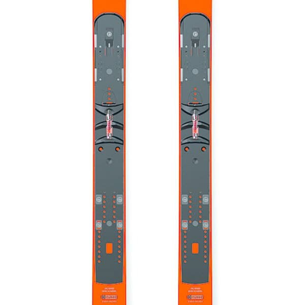Blizzard Alpina Skidor Firebird Gs Rd Flat+plate Orange 193