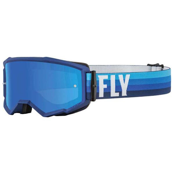 Fly Racing Maskskärm Zone Blå Mirrored