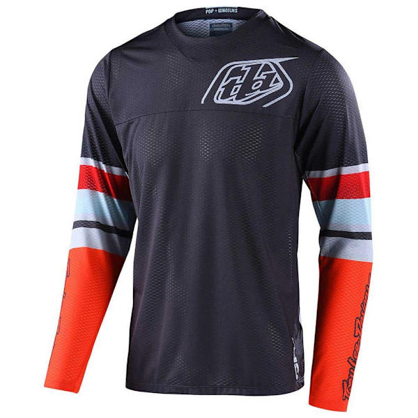 Troy Lee Designs Langærmet T-shirt Gp Air Warped Sort M Mand