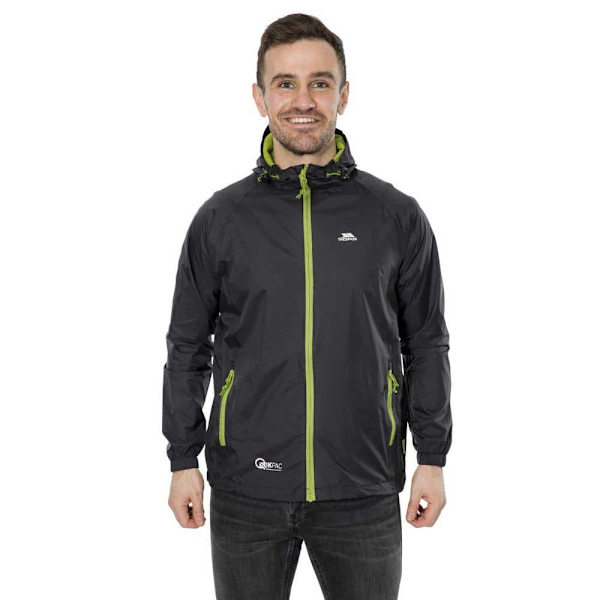 Trespass Jakke Qikpac Sort 2XS Mand