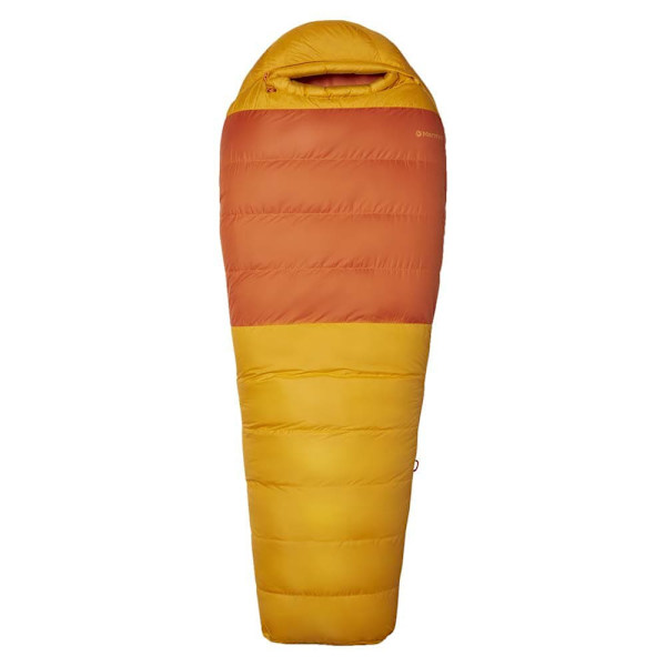Marmot Sovsäck Lost Coast 0 Gul Regular / Left Zipper