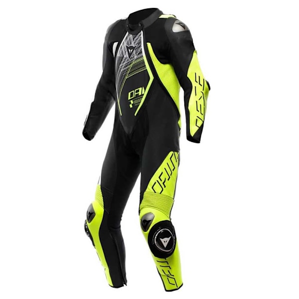 Dainese Audax D-zip Perforerad Läderdräkt Svart 50 Man
