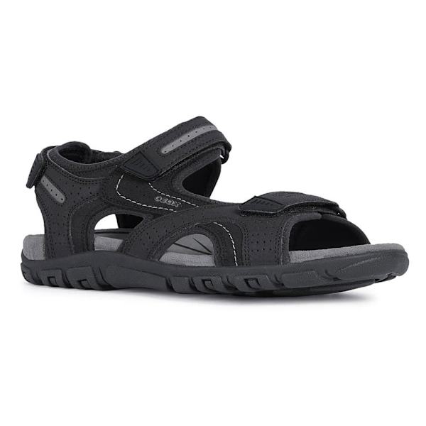Geox Sandaler Uomo Strada Sort EU 43 Mand