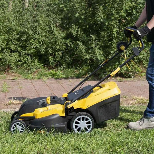 Powerplus Elektrisk Plæneklipper Powxg6281 2000w 420 Mm Søvfarvet