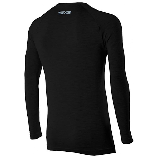 Sixs Ts2 Merinos Långärmad Baslager Svart 2XL-3XL Man