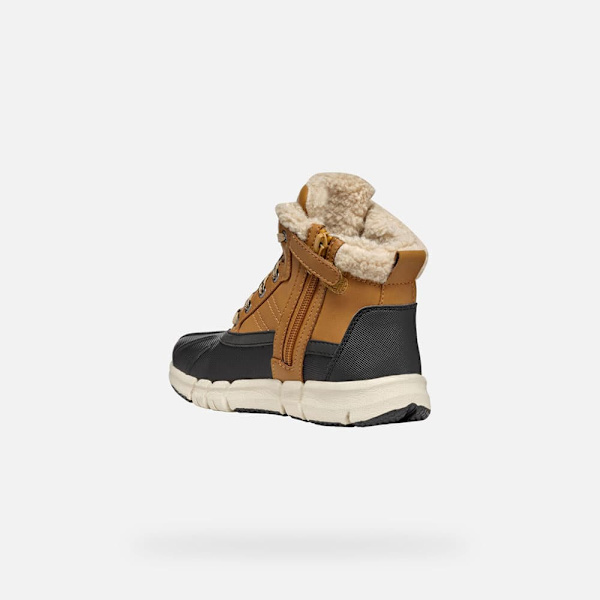 Geox Flexyper Abx Booties Brun EU 34 Dreng