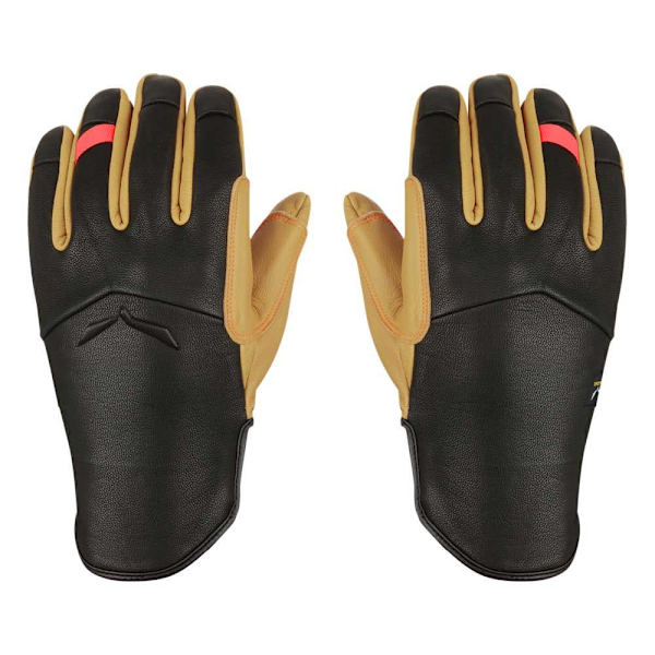Salewa Handsker Ortles Am Leather Brun,Sort XS Kvinde